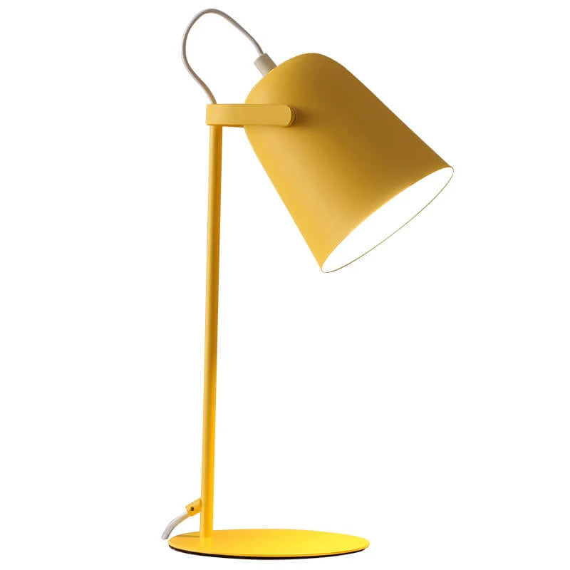 Table Lamp Iron Bucket Design E27 Socket Scandinavian Style