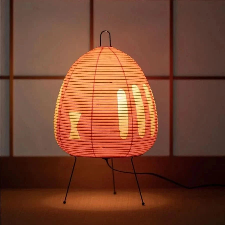 Table Lamp Japanese-Inspired Rice Paper Shade