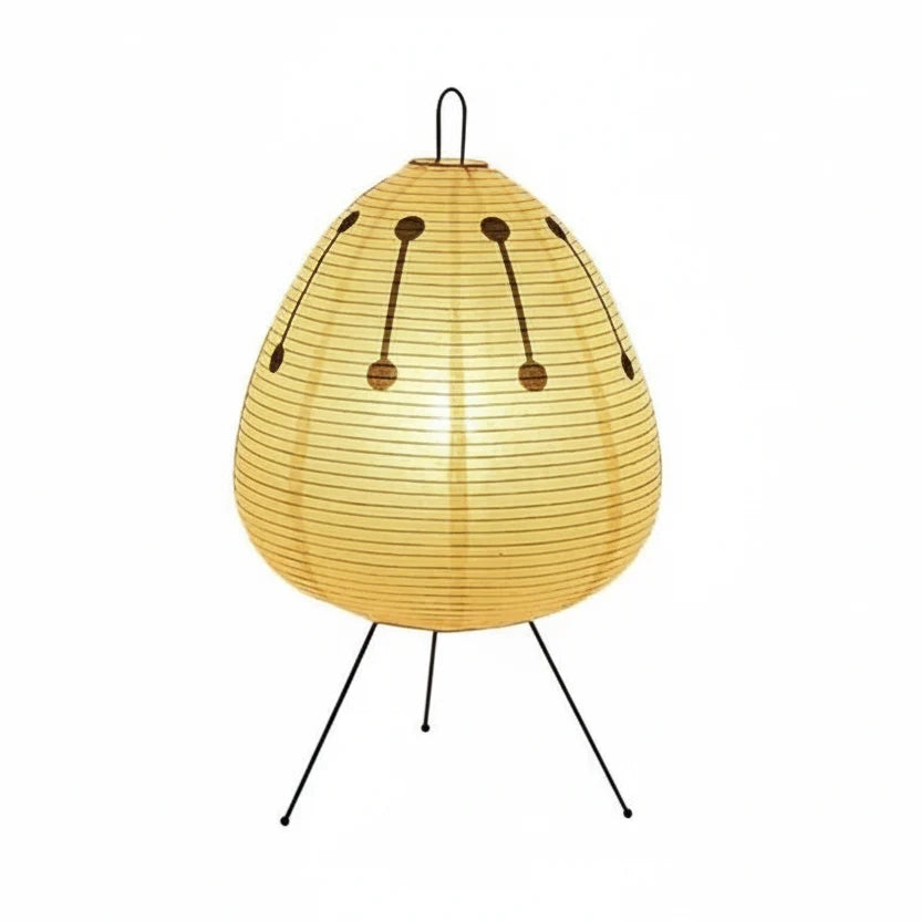 Table Lamp Japanese-Inspired Rice Paper Shade