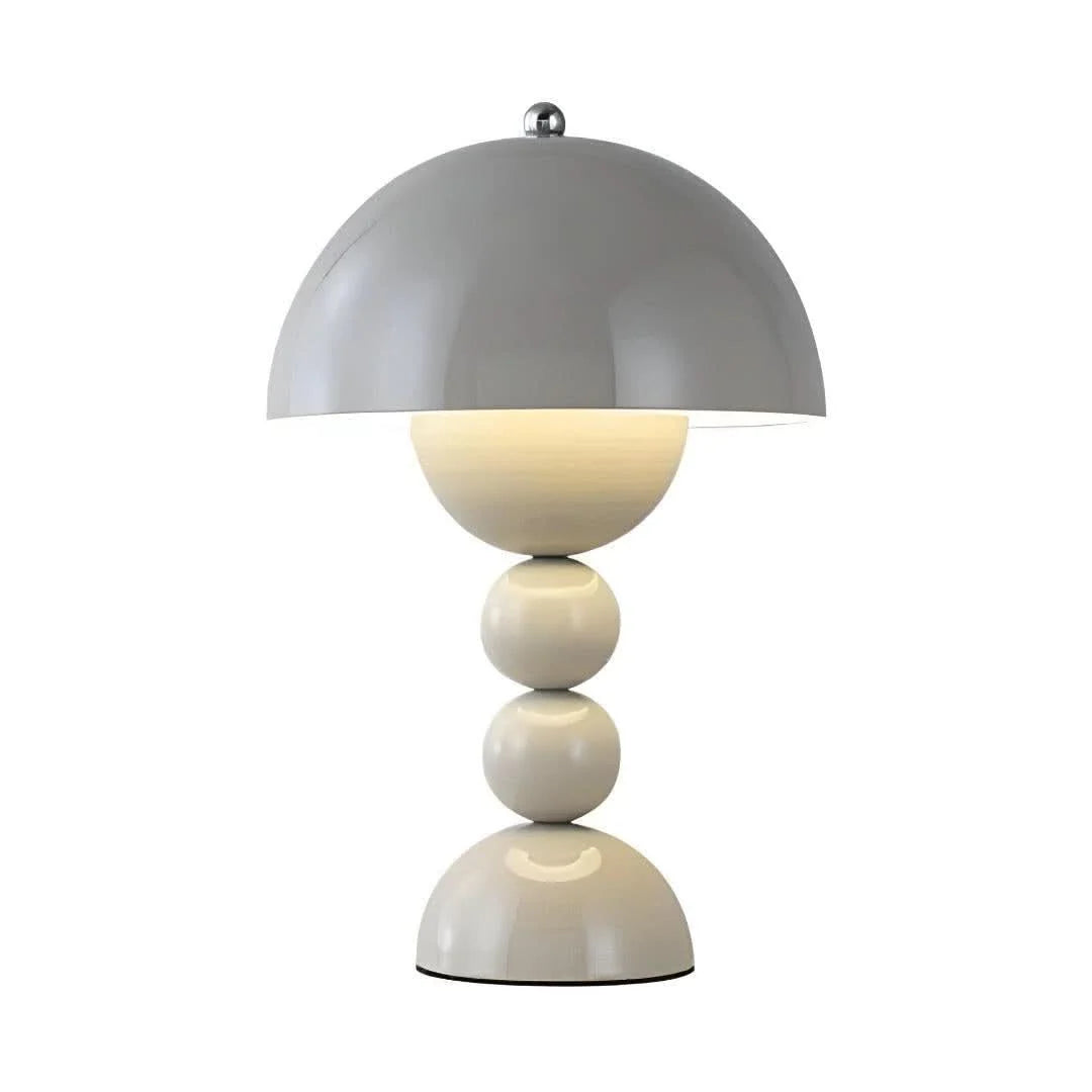 Table Lamp Mushroom Design Cordless Rechargeable Touch Control