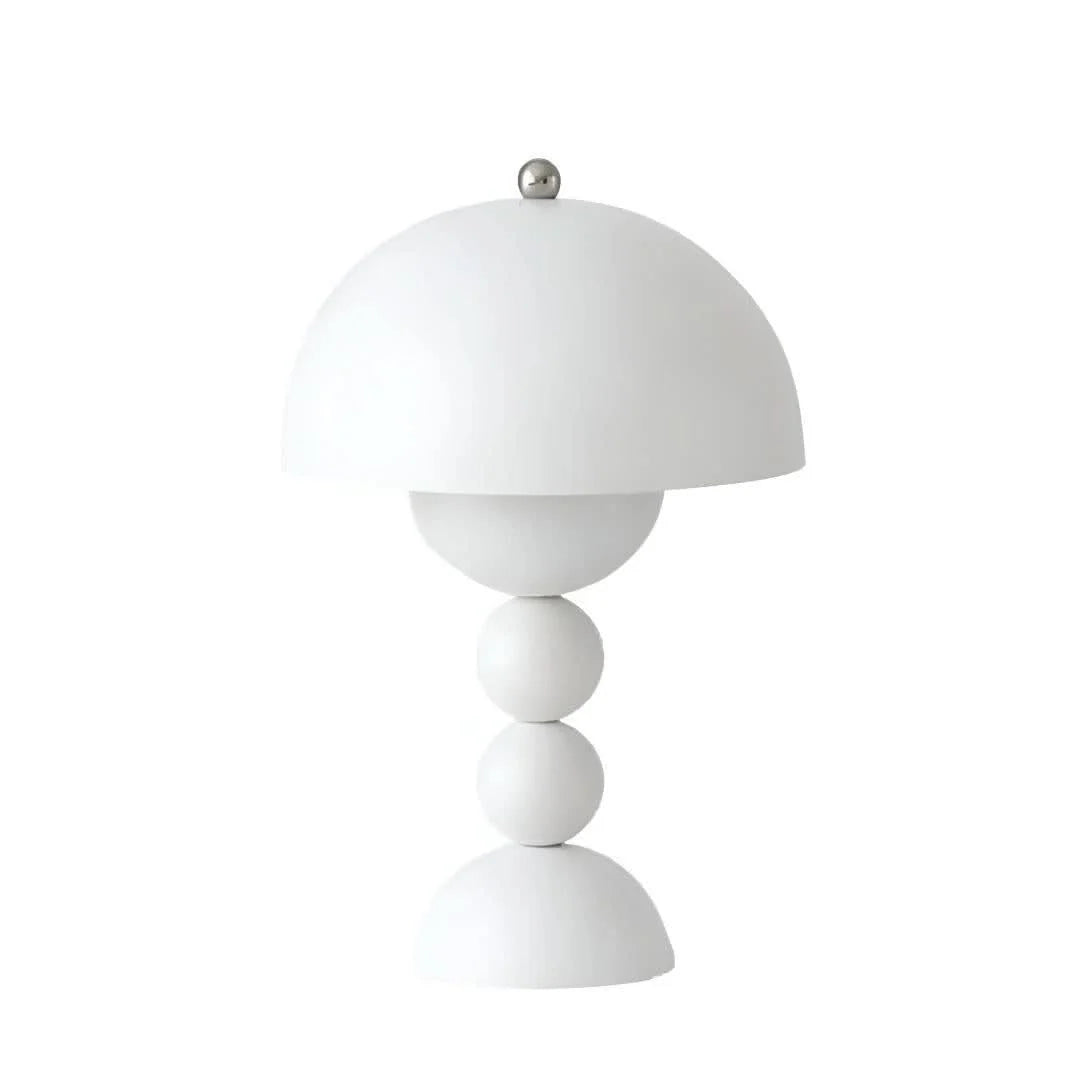 Table Lamp Mushroom Design Cordless Rechargeable Touch Control