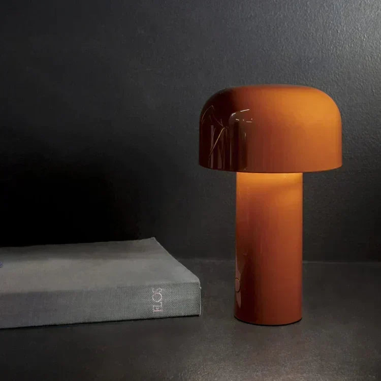 Table Lamp Mushroom Design Rechargeable Dimmable LED