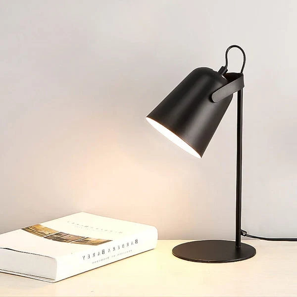 Table Lamp Plug-In Painted Iron Directional Light