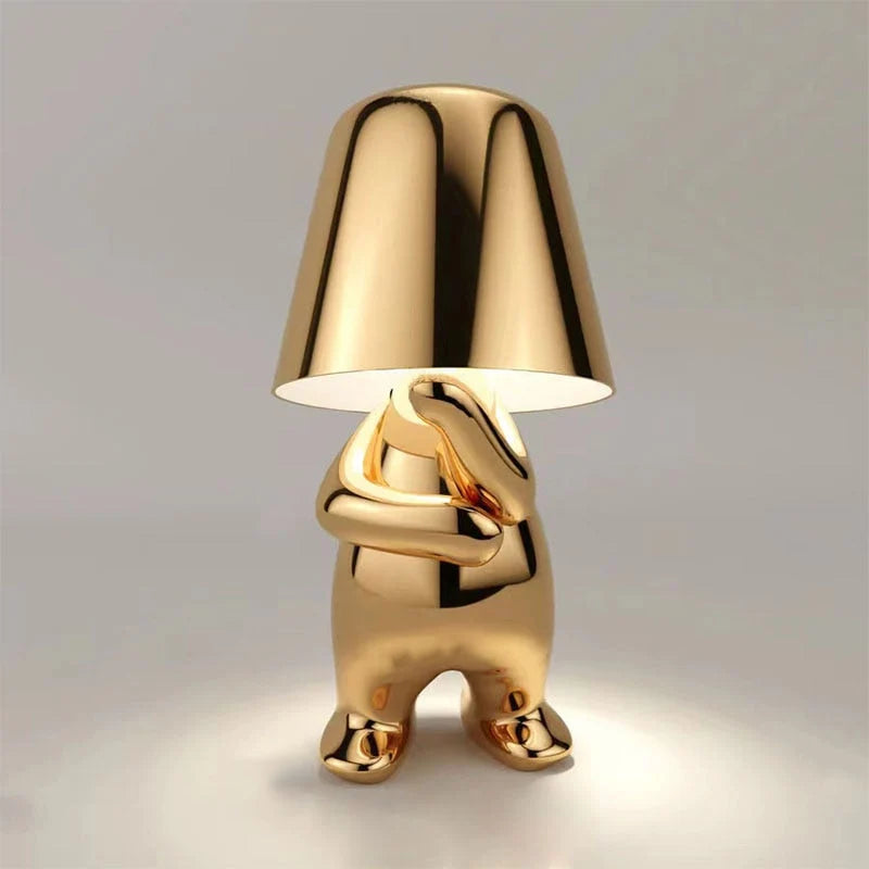 Table Lamp Rechargeable USB Warm LED Cordless Metal Frame