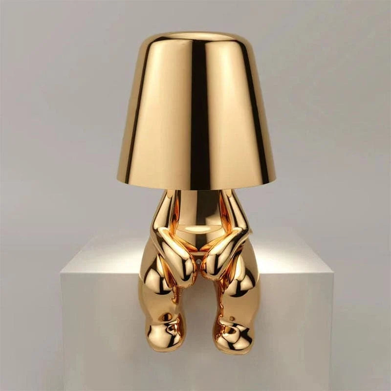 Table Lamp Rechargeable USB Warm LED Cordless Metal Frame