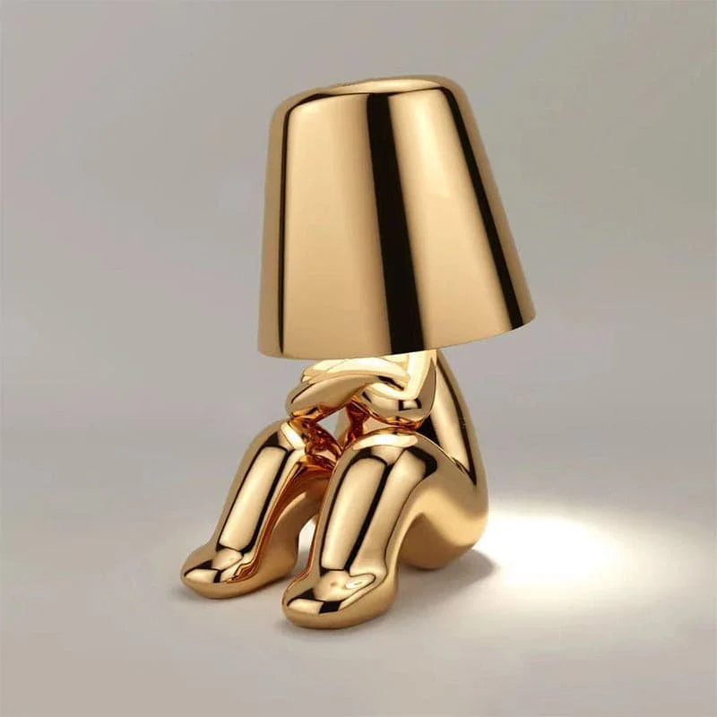 Table Lamp Rechargeable USB Warm LED Cordless Metal Frame