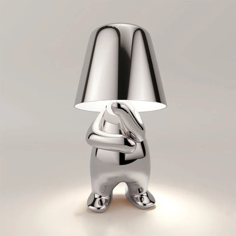 Table Lamp Rechargeable USB Warm LED Cordless Metal Frame