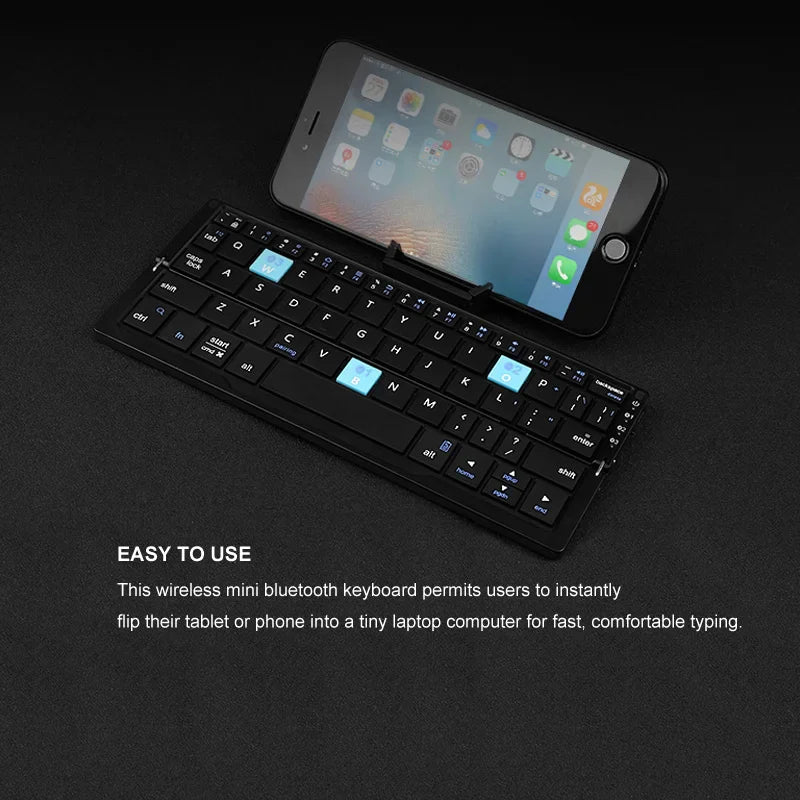 Tablet Keyboard Foldable Bluetooth Magnetic Stand