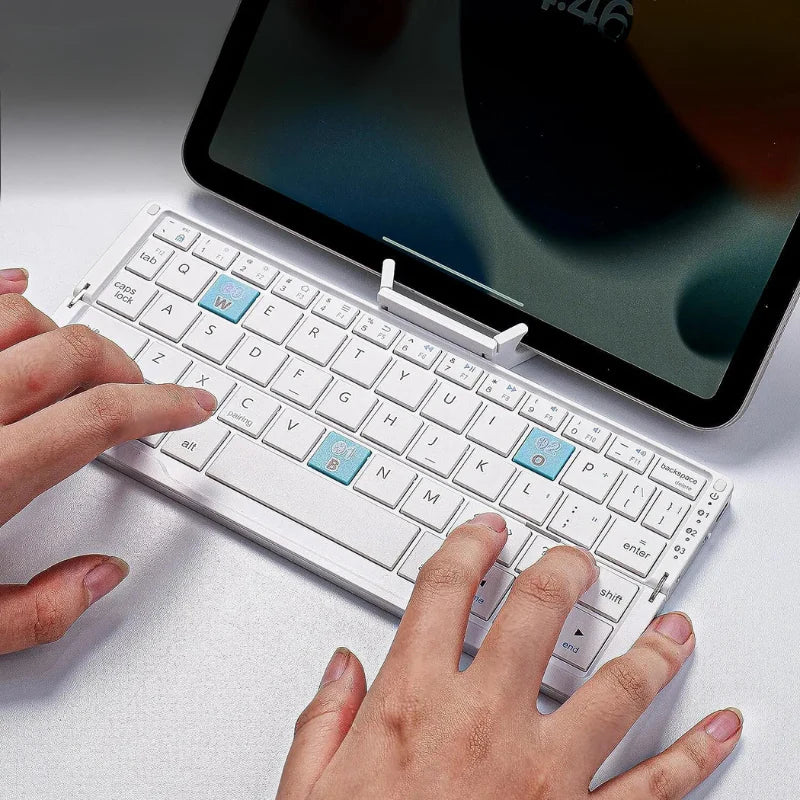 Tablet Keyboard Foldable Bluetooth Magnetic Stand