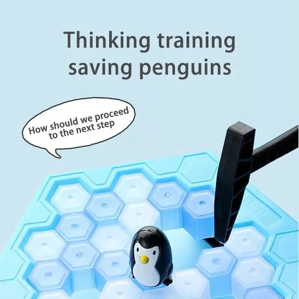 Tabletop Game Penguin Ice-Breaking Challenge With Mallets