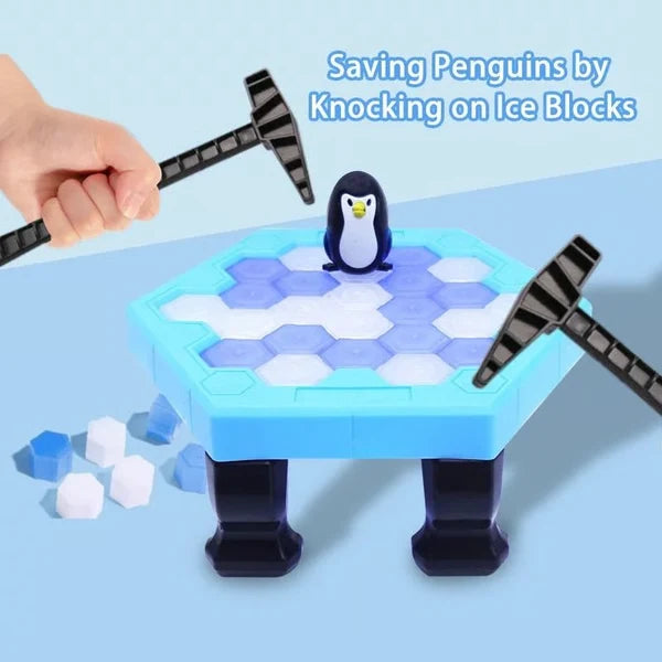 Tabletop Game Penguin Ice-Breaking Challenge With Mallets