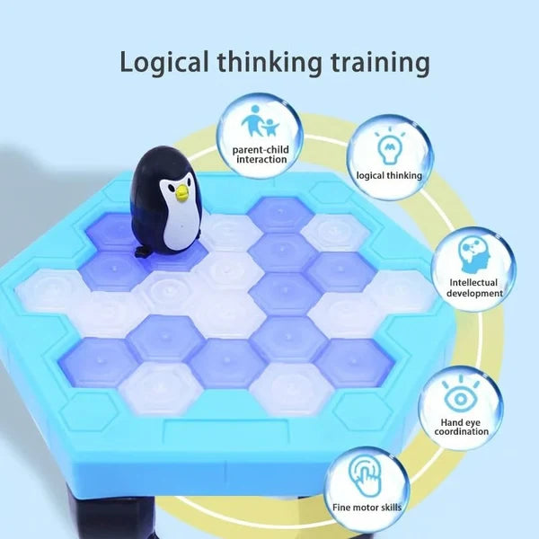 Tabletop Game Penguin Ice-Breaking Challenge With Mallets