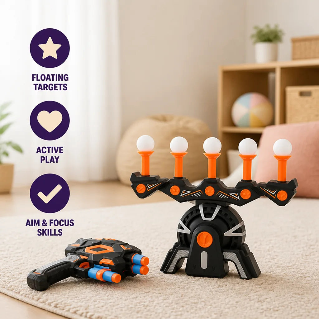 Target Shooting Game Foam Blaster Floating Hover Targets