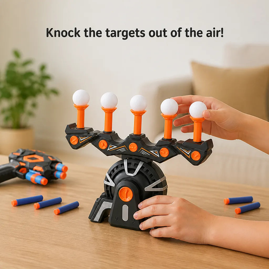 Target Shooting Game Foam Blaster Floating Hover Targets