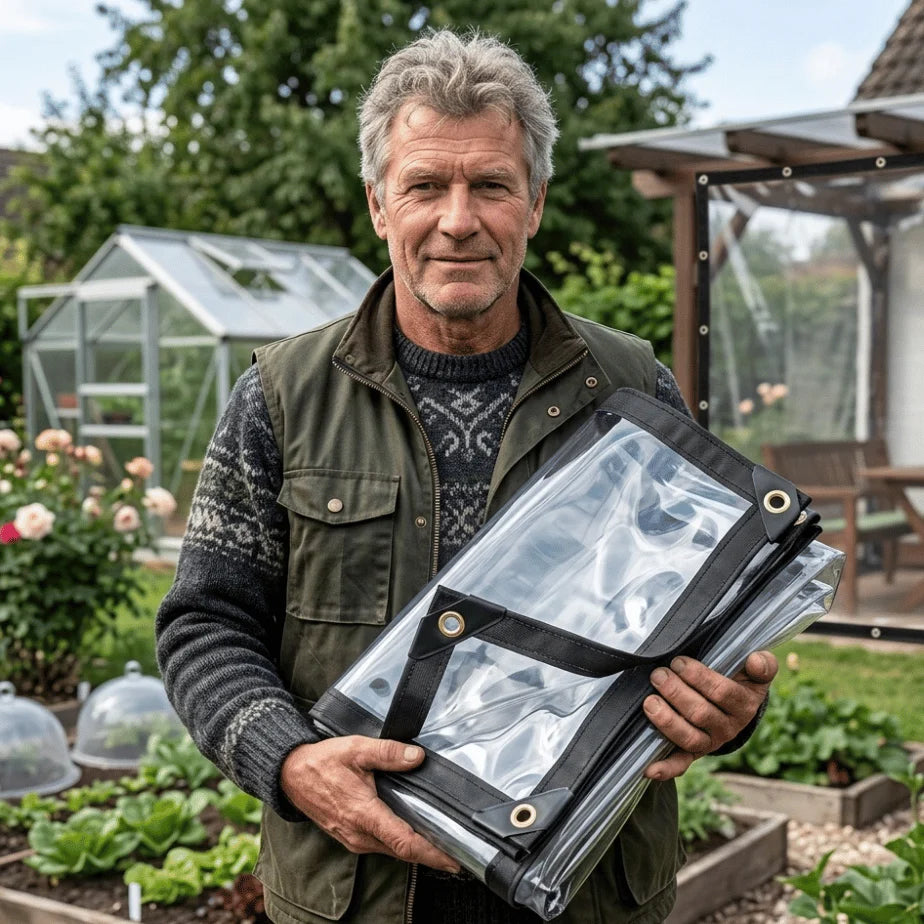 Tarp Clear Translucent Weather-Resistant
