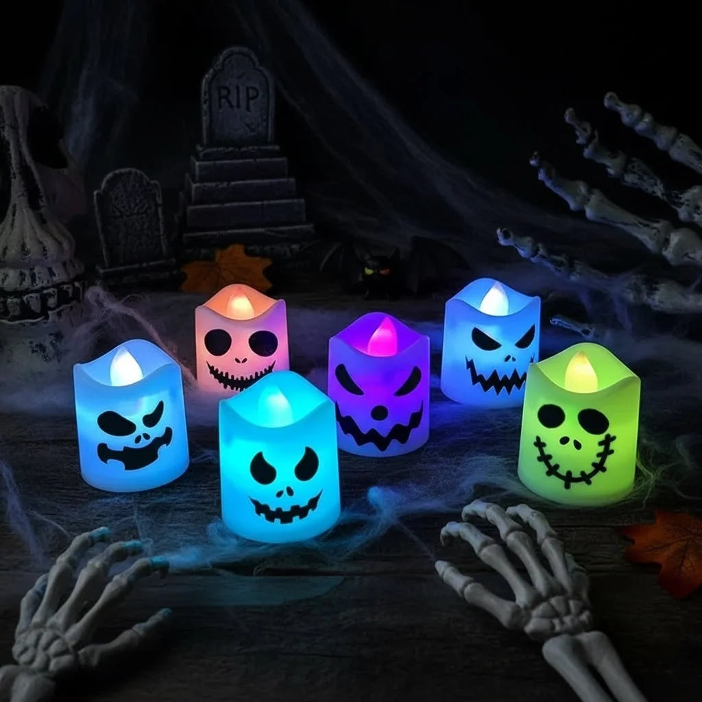 Tea Lights Color-Changing LED Flameless Set of 6