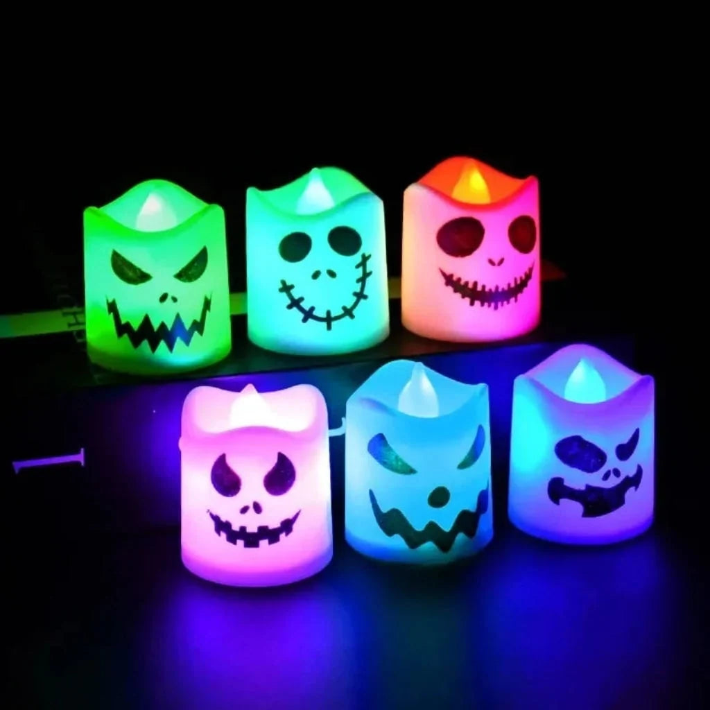 Tea Lights Color-Changing LED Flameless Set of 6