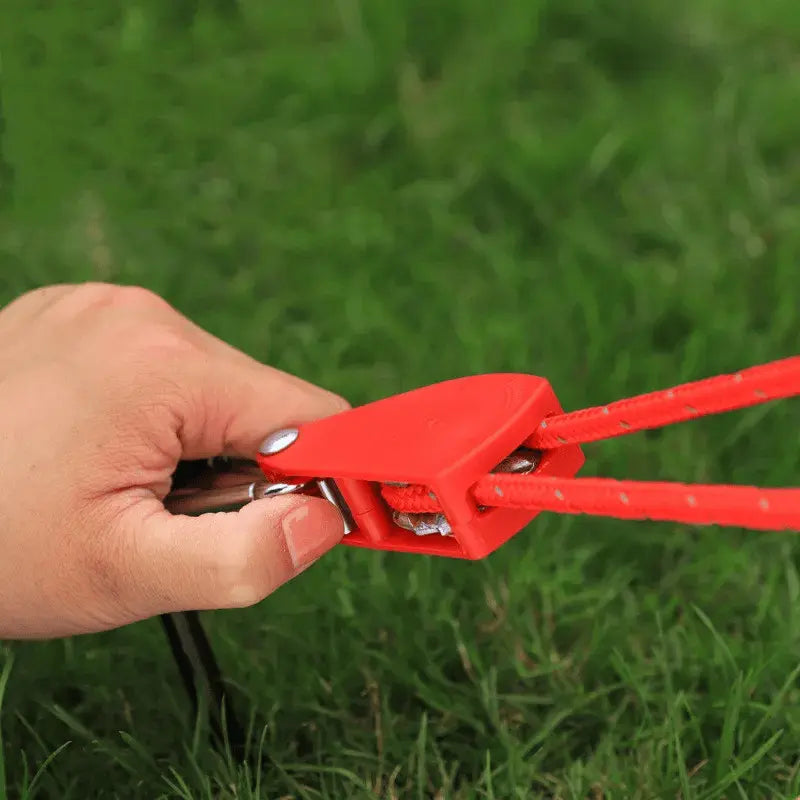 Tent Guy Line Quick-Adjust Pulley Reflective Nylon