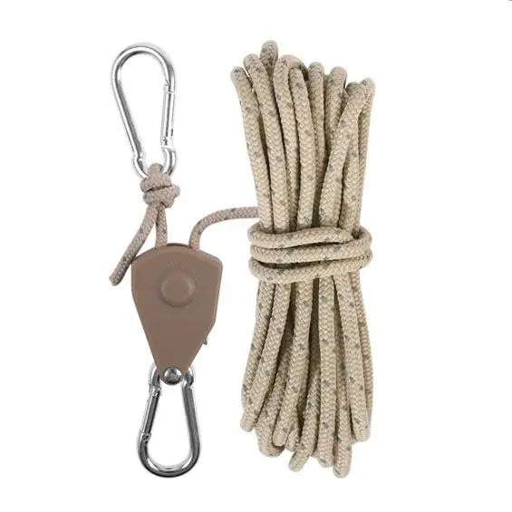 Tent Guy Line Quick-Adjust Pulley Reflective Nylon