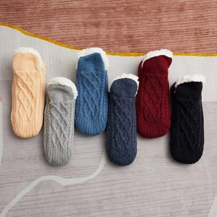 Thermal Socks Fleece-Lined Non-Slip Moisture-Wicking