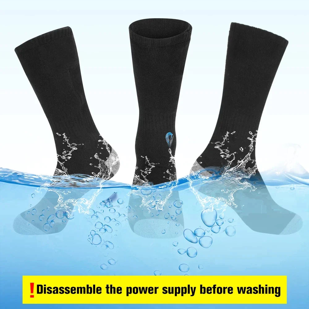 Thermal Socks Heat-Retaining Breathable Cotton Blend Slim Fit