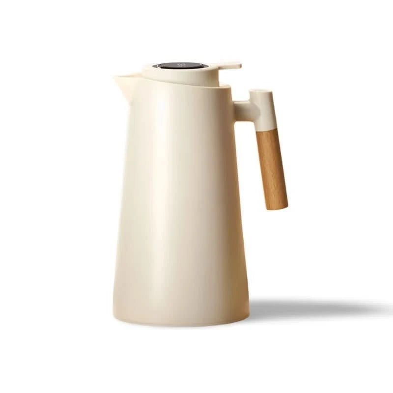 Thermos Flask Double-Wall Stainless Steel Digital Temperature Display 1L