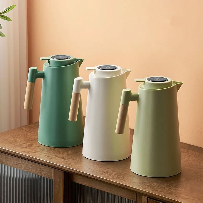 Thermos Flask Double-Wall Stainless Steel Digital Temperature Display 1L