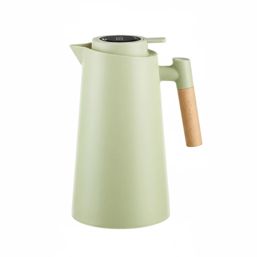 Thermos Flask Double-Wall Stainless Steel Digital Temperature Display 1L
