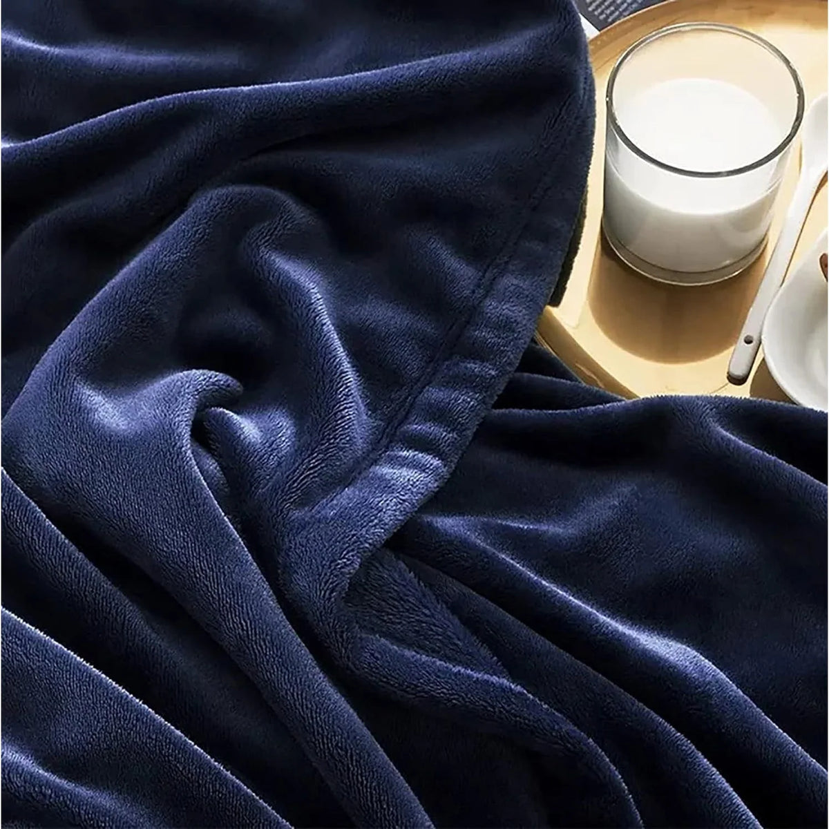 Throw Blanket Plush Faux Fur Lightweight Machine-Washable