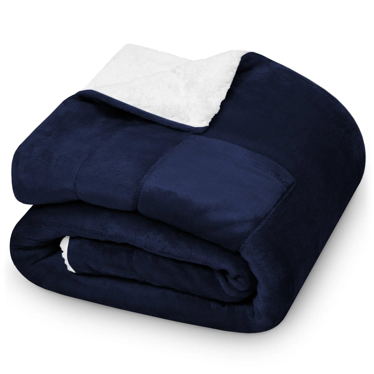 Throw Blanket Reversible Plush & Flannel