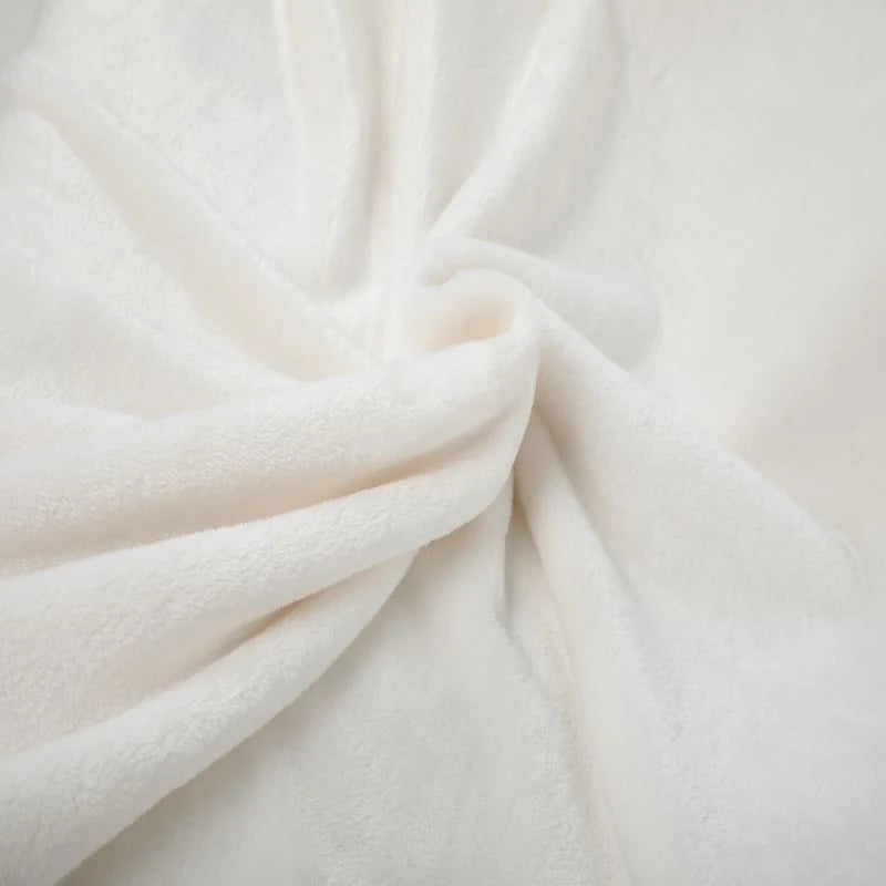 Throw Blanket Velvet Plush Machine-Washable