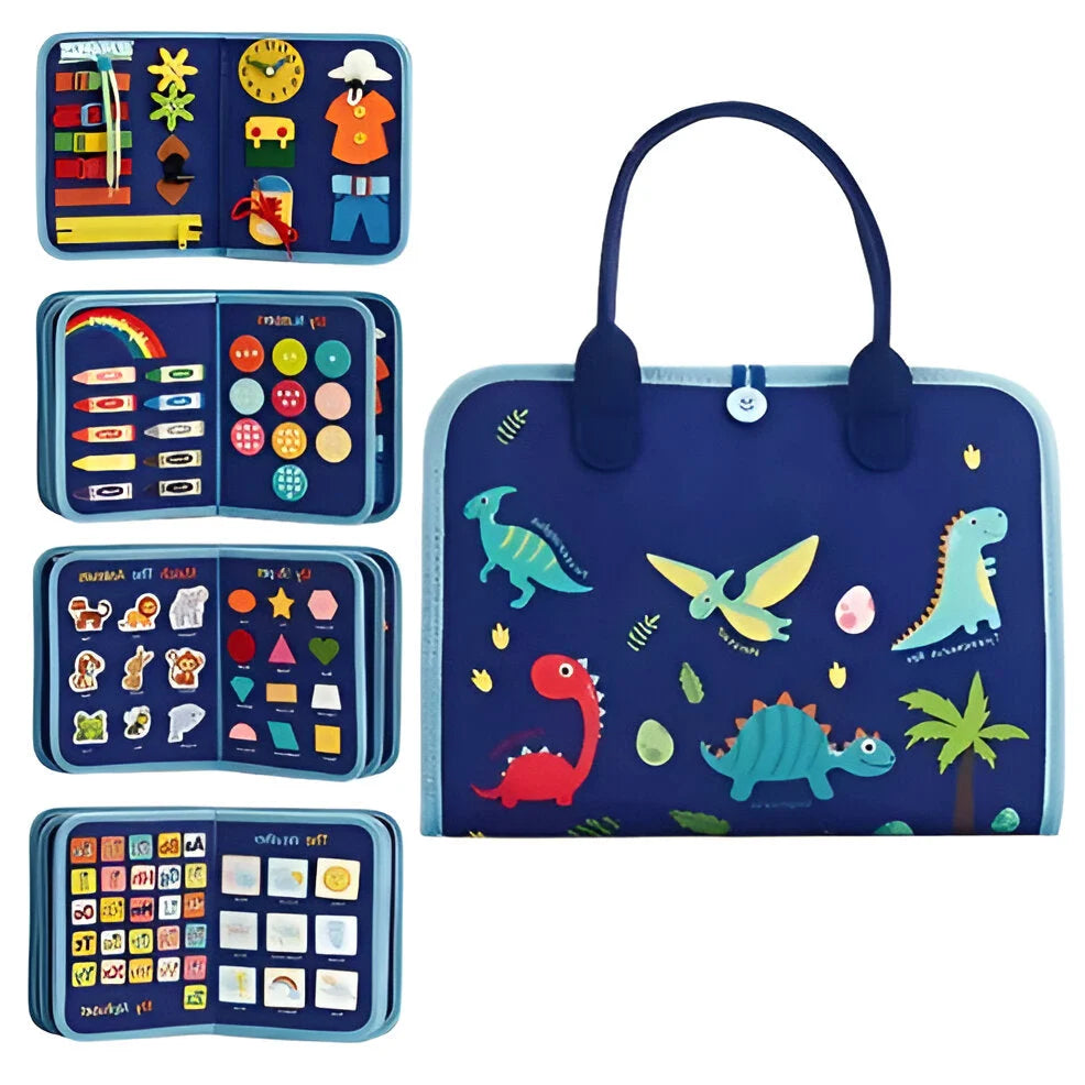 Toddler Sensory Board Interactive Travel-Friendly Screen-Free