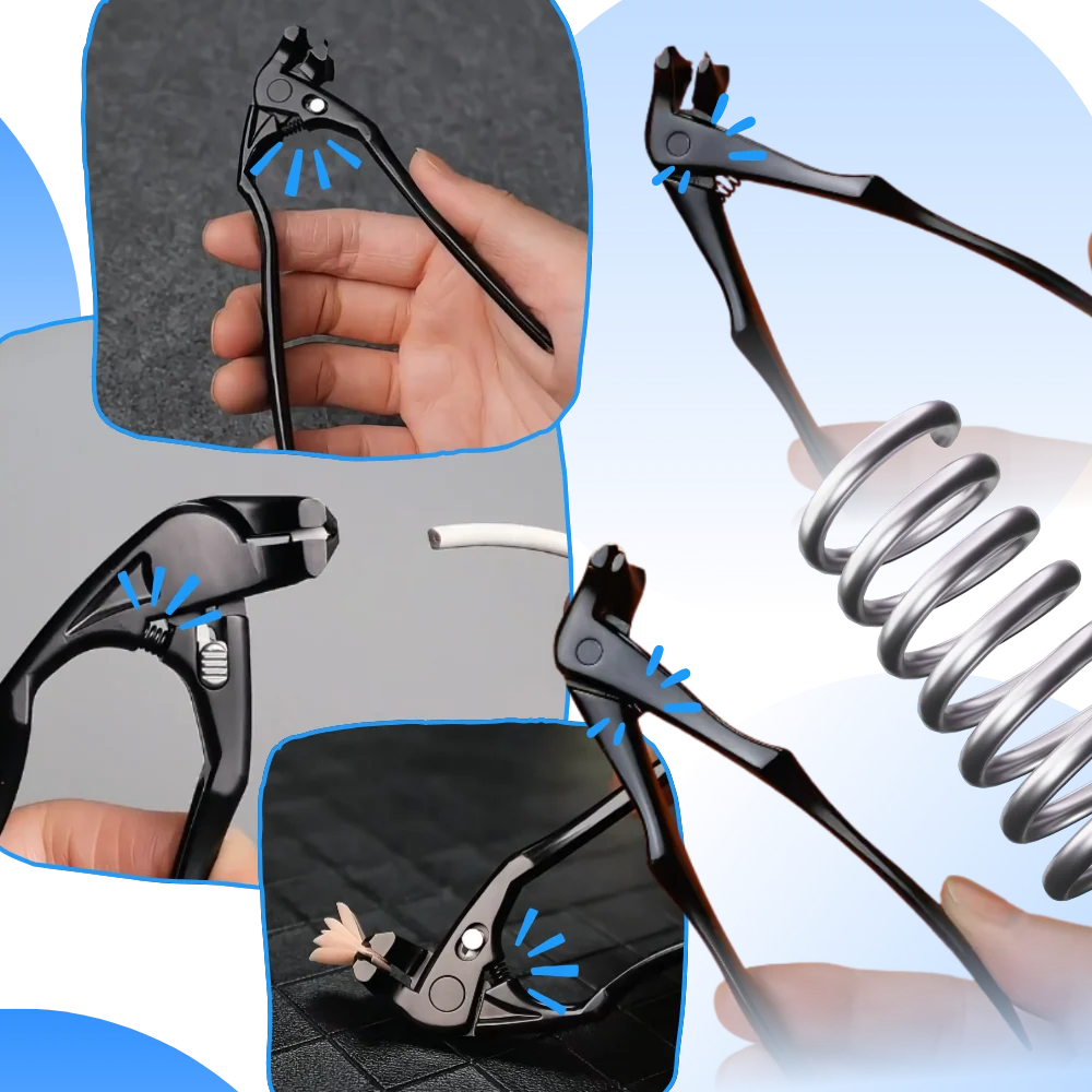 Toenail Clipper Extended Handle Nail Catcher & Shaper Set