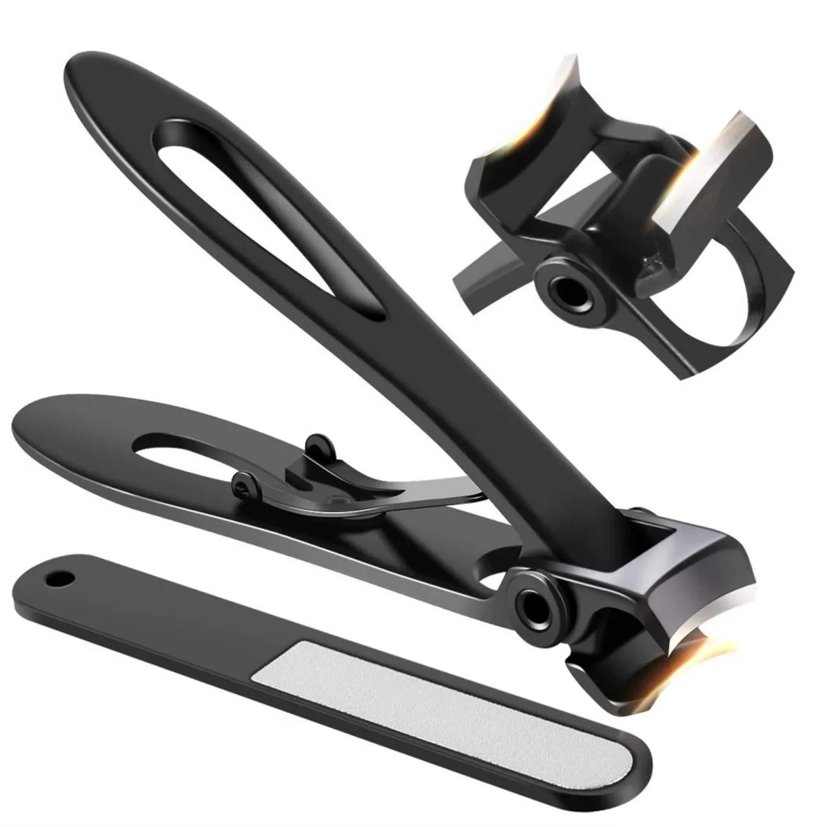 Toenail Clipper Extra-Wide Jaw Ergonomic Grip for Thick Nails