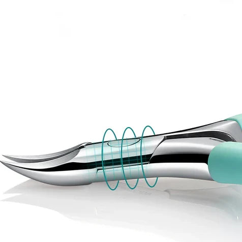 Toenail Clipper Stainless Steel Curved Blades Comfort Grip