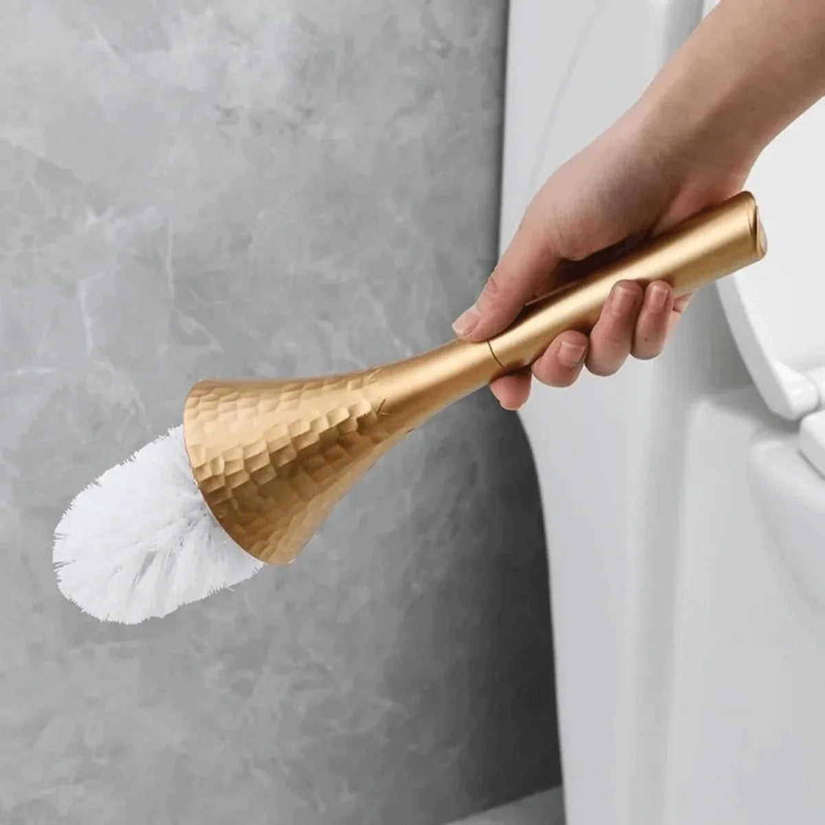 Toilet Brush Rust-Free ABS Removable Brush Head