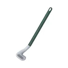 Toilet Brush Triangular Head Scratch-Resistant Bristles Drip-Free Base