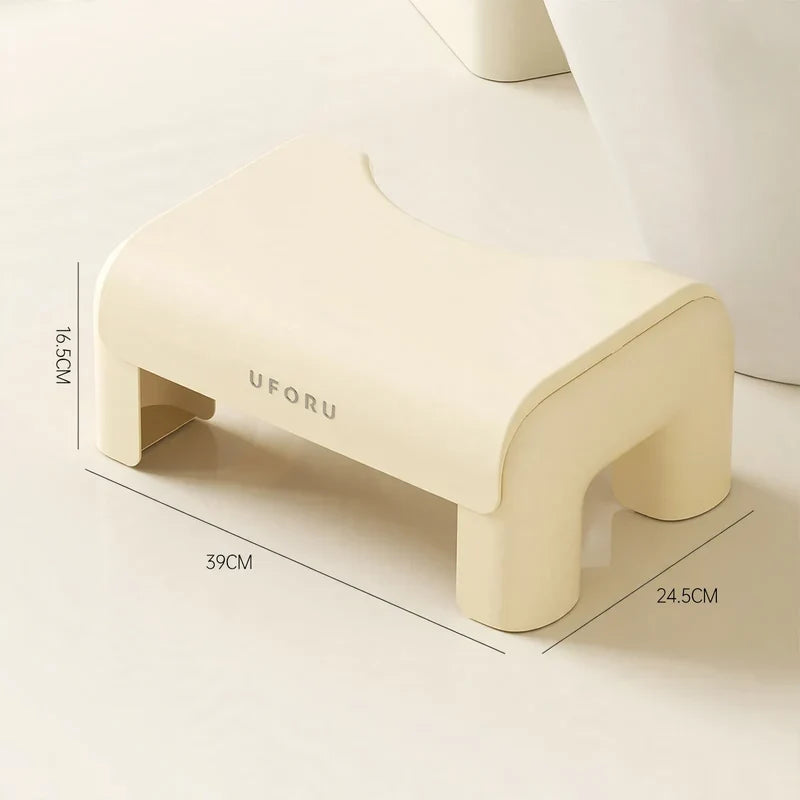 Toilet Footstool Ergonomic Posture Support Space-Saving Design