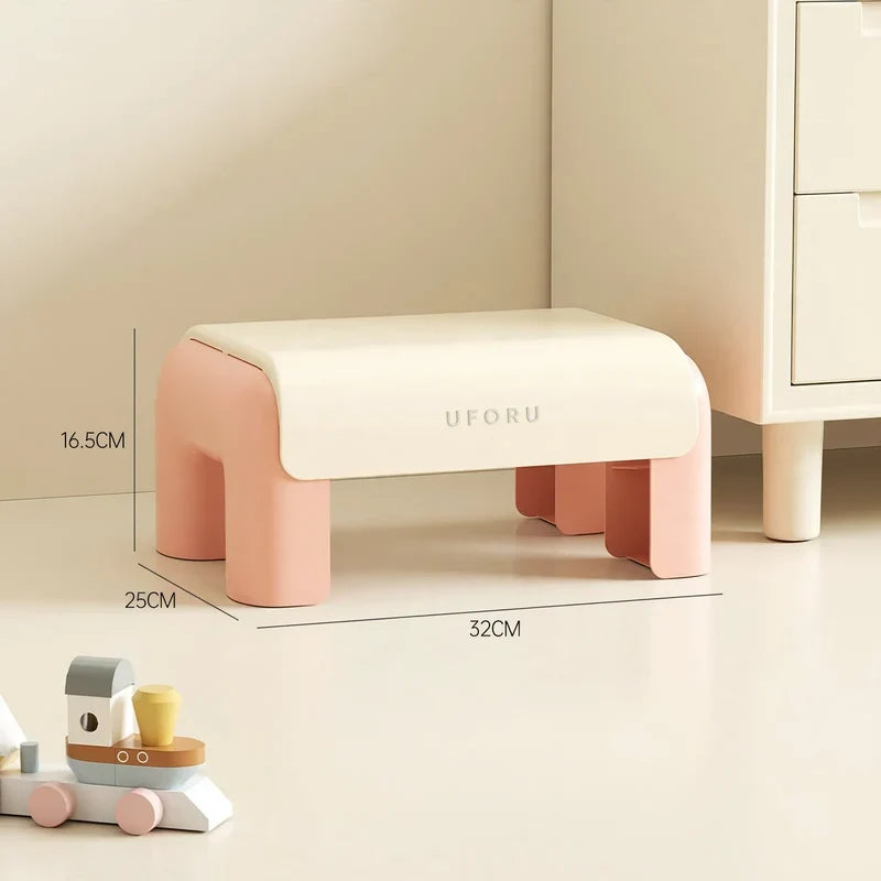 Toilet Footstool Ergonomic Posture Support Space-Saving Design