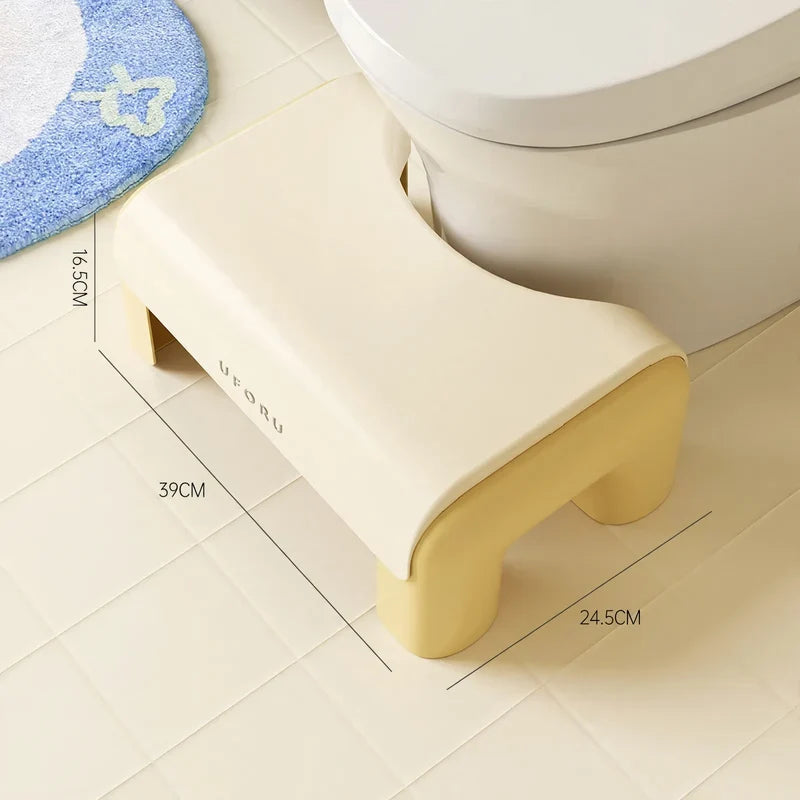 Toilet Footstool Ergonomic Posture Support Space-Saving Design