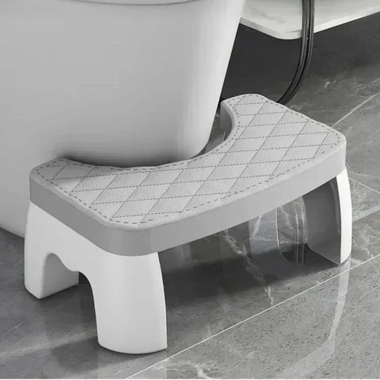 Toilet Squat Stool Slip-Resistant Compact Low-Profile
