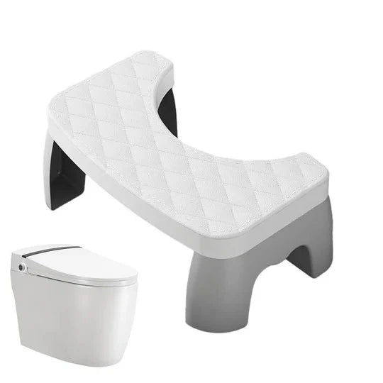 Toilet Squat Stool Slip-Resistant Compact Low-Profile