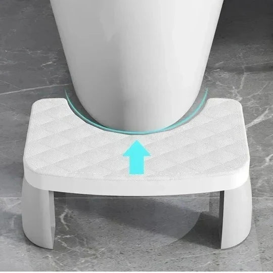 Toilet Squat Stool Slip-Resistant Compact Low-Profile