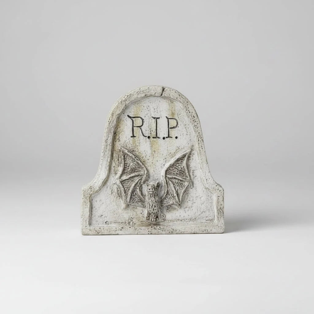 Tombstone Decorations Resin Set of 4 Tabletop Display