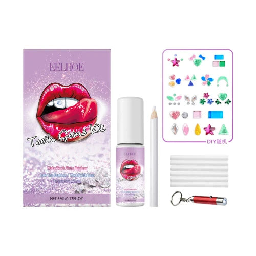 Tooth Gem Kit Sparkling Gems DIY Application