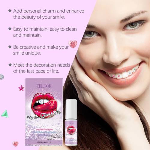 Tooth Gem Kit Sparkling Gems DIY Application