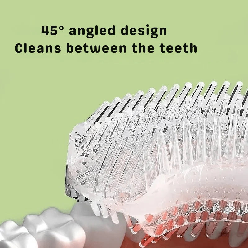 Toothbrush Replacement Head Ultra-Soft Silicone Compatible with U-Shaped Toothbrushes