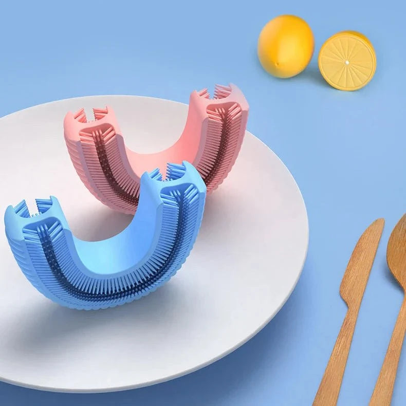 Toothbrush Replacement Head Ultra-Soft Silicone Compatible with U-Shaped Toothbrushes