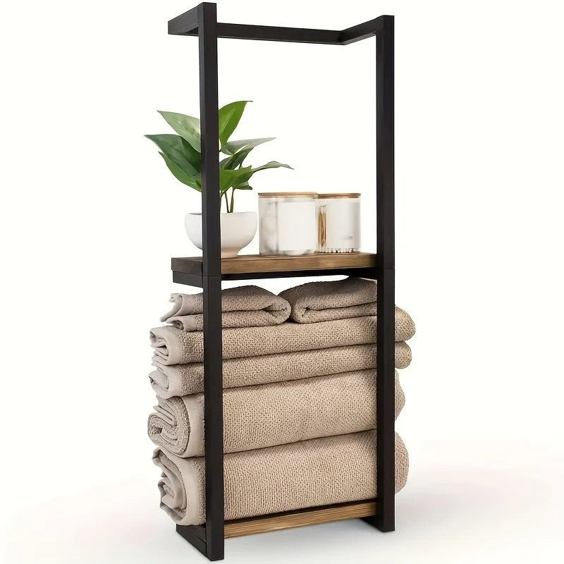 Towel Rack Wall-Mounted Stainless Steel Rust-Resistant
