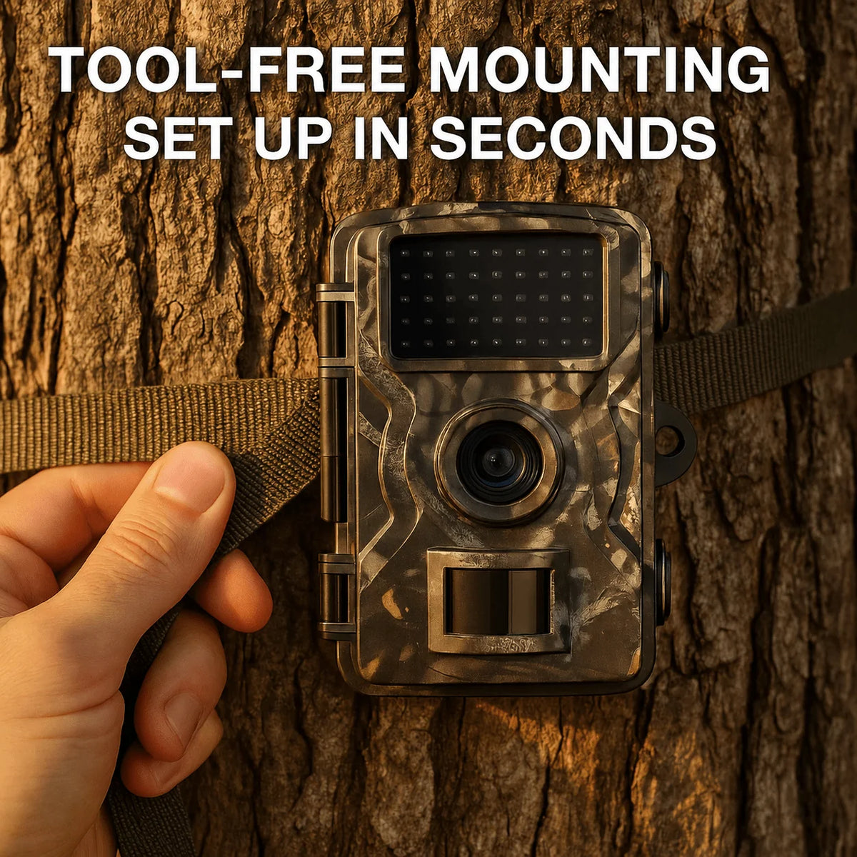 Trail Camera Infrared Night Vision 0.7-Second Trigger Speed
